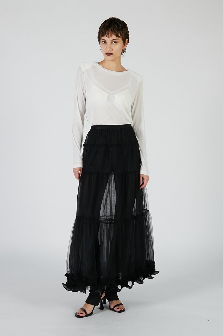 【プランク プロジェクト/PRANK PROJECT】のパワショルトップ / Power Shirt Top 人気、トレンドファッション・服の通販 founy(ファニー) 　ファッション　Fashion　レディースファッション　Fashion for Women　トップス・カットソー　Cut & Sew Tops　シャツ・ブラウス・オフィスカジュアル　Elegant Blouses & Button-Ups　ロングTシャツ・Tシャツ　Longline T-Shirts & Tees　カットソー・ベーシックTシャツ　Cut-and-Sewn Tops / Stretch Tees & Basics　ウォーム　Warm Fabric　シアー　Sheer, See-Through　スリーブ　Sleeve, Long Sleeve / Short Sleeve　ロング　Long, Long-Length　other-3|ID: prp329100004624640 ipo3291000000033215926