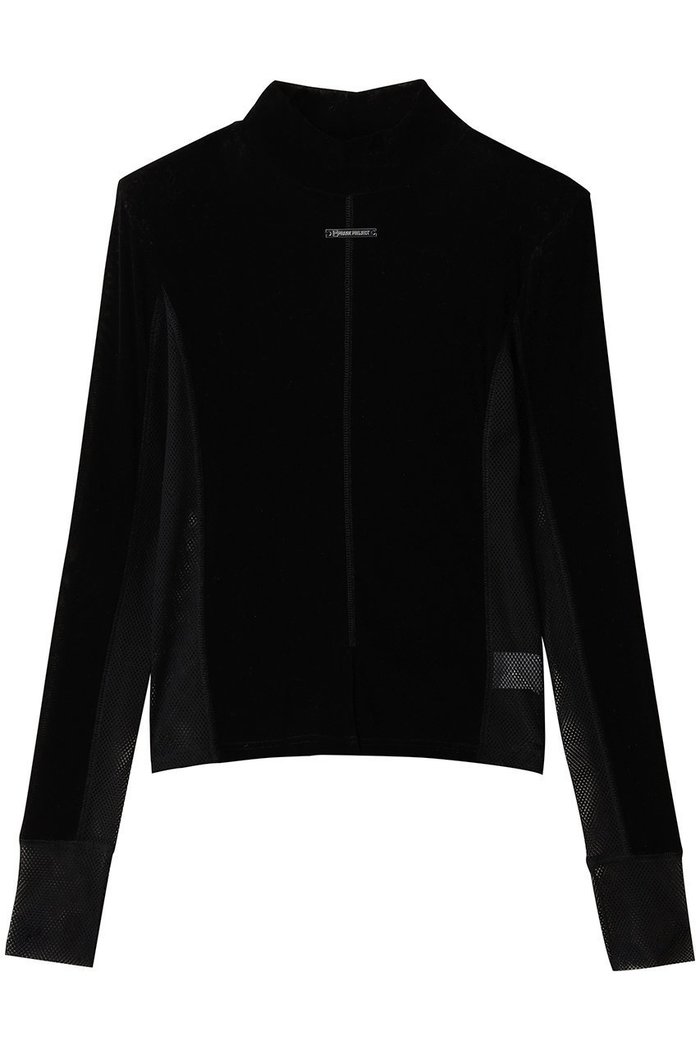 【プランク プロジェクト/PRANK PROJECT】のベロアタートルトップ / Velour Turtleneck Top インテリア・キッズ・メンズ・レディースファッション・服の通販 founy(ファニー) https://founy.com/ ファッション Fashion レディースファッション Fashion for Women トップス・カットソー Cut & Sew Tops シャツ・ブラウス・オフィスカジュアル Elegant Blouses & Button-Ups ロングTシャツ・Tシャツ Longline T-Shirts & Tees カットソー・ベーシックTシャツ Cut-and-Sewn Tops / Stretch Tees & Basics ベロアトップス Velour Tops / Velvet-Look Items タートルネック・ハイネックトップス Turtlenecks & High-Neck Tops インナー Innerwear シンプル Simple, Minimal スクエア Square, Square Shape スリーブ Sleeve, Long Sleeve / Short Sleeve ドッキング Docking, Mixed Material ベロア Velour, Soft Velvet メッシュ Mesh, Net Fabric ロング Long, Long-Length 切替 Switching, Contrast Panel |ID: prp329100004624642 ipo3291000000036674226