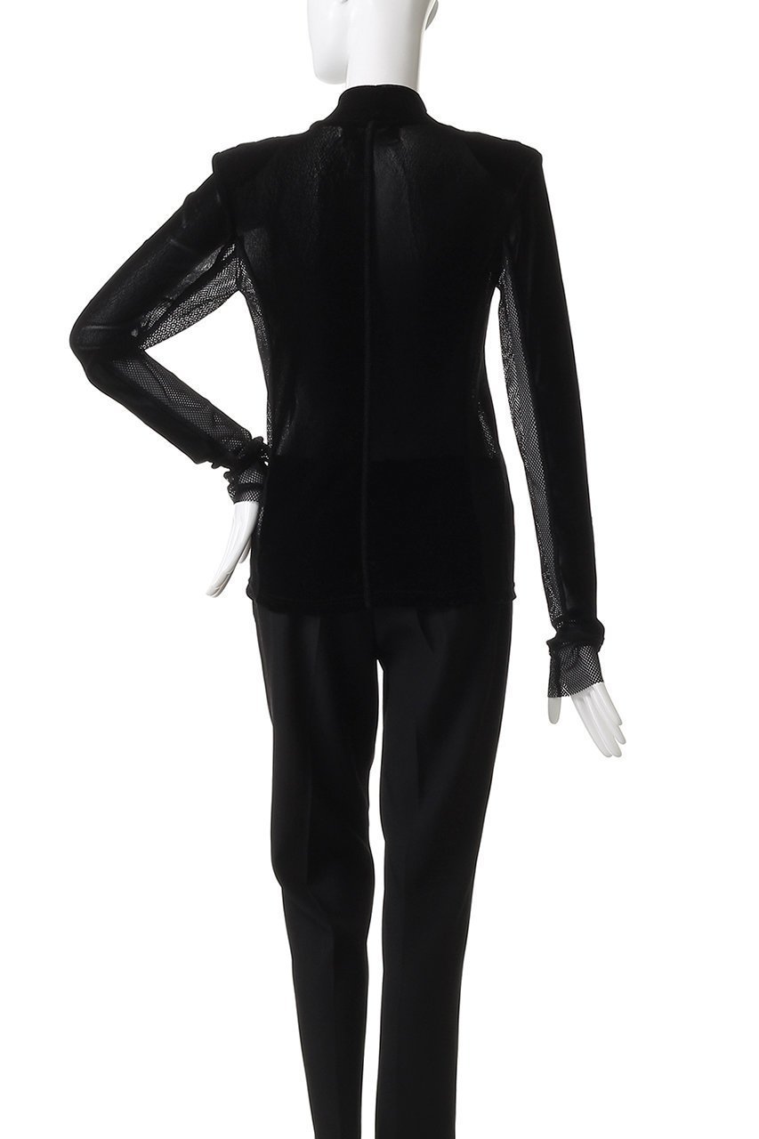 【プランク プロジェクト/PRANK PROJECT】のベロアタートルトップ / Velour Turtleneck Top 人気、トレンドファッション・服の通販 founy(ファニー) ファッション Fashion レディースファッション Fashion for Women トップス・カットソー Cut & Sew Tops シャツ・ブラウス・オフィスカジュアル Elegant Blouses & Button-Ups ロングTシャツ・Tシャツ Longline T-Shirts & Tees カットソー・ベーシックTシャツ Cut-and-Sewn Tops / Stretch Tees & Basics ベロアトップス Velour Tops / Velvet-Look Items タートルネック・ハイネックトップス Turtlenecks & High-Neck Tops インナー Innerwear シンプル Simple, Minimal スクエア Square, Square Shape スリーブ Sleeve, Long Sleeve / Short Sleeve ドッキング Docking, Mixed Material ベロア Velour, Soft Velvet メッシュ Mesh, Net Fabric ロング Long, Long-Length 切替 Switching, Contrast Panel other-4|ID: prp329100004624642 ipo3291000000036674234