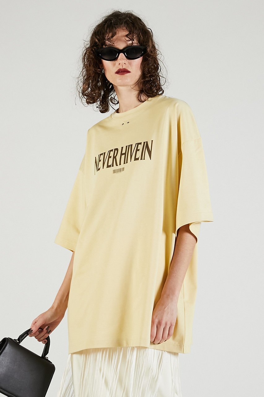 【プランク プロジェクト/PRANK PROJECT】のNEVER Tシャツ / NEVER T-Shirt 人気、トレンドファッション・服の通販 founy(ファニー) 　ファッション　Fashion　レディースファッション　Fashion for Women　トップス・カットソー　Cut & Sew Tops　シャツ・ブラウス・オフィスカジュアル　Elegant Blouses & Button-Ups　ロングTシャツ・Tシャツ　Longline T-Shirts & Tees　カットソー・ベーシックTシャツ　Cut-and-Sewn Tops / Stretch Tees & Basics　2025年　2025　2025-2026秋冬・A/W　Autumn/Winter 2025–26 AW25–26　アイレット　Eyelet Lace　ショート　Short, Short Length　スリーブ　Sleeve, Long Sleeve / Short Sleeve　ビッグ　Big, Oversized　フロント　Front, Front Design　プリント　Print, Printed Pattern　メタル　Metal, Metal Parts　再入荷　Restock / Back in Stock　A/W・秋冬　Autumn/Winter　other-4|ID: prp329100004624644 ipo3291000000033215961
