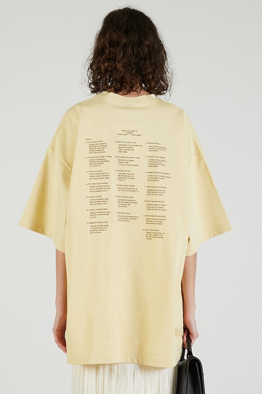 【プランク プロジェクト/PRANK PROJECT】のNEVER Tシャツ / NEVER T-Shirt 人気、トレンドファッション・服の通販 founy(ファニー) 　ファッション　Fashion　レディースファッション　Fashion for Women　トップス・カットソー　Cut & Sew Tops　シャツ・ブラウス・オフィスカジュアル　Elegant Blouses & Button-Ups　ロングTシャツ・Tシャツ　Longline T-Shirts & Tees　カットソー・ベーシックTシャツ　Cut-and-Sewn Tops / Stretch Tees & Basics　2025年　2025　2025-2026秋冬・A/W　Autumn/Winter 2025–26 AW25–26　アイレット　Eyelet Lace　ショート　Short, Short Length　スリーブ　Sleeve, Long Sleeve / Short Sleeve　ビッグ　Big, Oversized　フロント　Front, Front Design　プリント　Print, Printed Pattern　メタル　Metal, Metal Parts　再入荷　Restock / Back in Stock　A/W・秋冬　Autumn/Winter　other-5|ID: prp329100004624644 ipo3291000000033215963