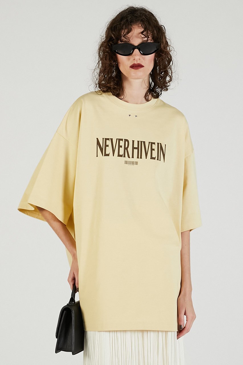 【プランク プロジェクト/PRANK PROJECT】のNEVER Tシャツ / NEVER T-Shirt 人気、トレンドファッション・服の通販 founy(ファニー) 　ファッション　Fashion　レディースファッション　Fashion for Women　トップス・カットソー　Cut & Sew Tops　シャツ・ブラウス・オフィスカジュアル　Elegant Blouses & Button-Ups　ロングTシャツ・Tシャツ　Longline T-Shirts & Tees　カットソー・ベーシックTシャツ　Cut-and-Sewn Tops / Stretch Tees & Basics　2025年　2025　2025-2026秋冬・A/W　Autumn/Winter 2025–26 AW25–26　アイレット　Eyelet Lace　ショート　Short, Short Length　スリーブ　Sleeve, Long Sleeve / Short Sleeve　ビッグ　Big, Oversized　フロント　Front, Front Design　プリント　Print, Printed Pattern　メタル　Metal, Metal Parts　再入荷　Restock / Back in Stock　A/W・秋冬　Autumn/Winter　other-7|ID: prp329100004624644 ipo3291000000033215968