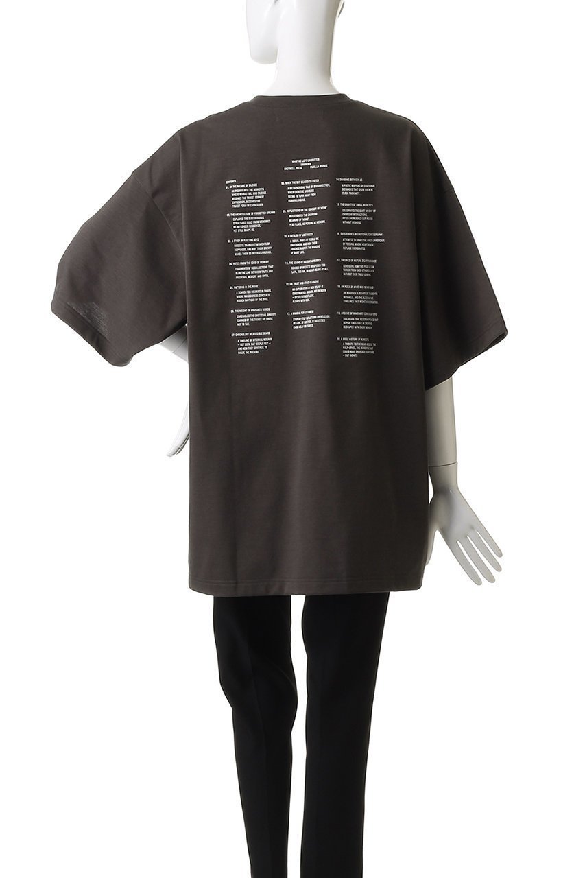 【プランク プロジェクト/PRANK PROJECT】のNEVER Tシャツ / NEVER T-Shirt 人気、トレンドファッション・服の通販 founy(ファニー) 　ファッション　Fashion　レディースファッション　Fashion for Women　トップス・カットソー　Cut & Sew Tops　シャツ・ブラウス・オフィスカジュアル　Elegant Blouses & Button-Ups　ロングTシャツ・Tシャツ　Longline T-Shirts & Tees　カットソー・ベーシックTシャツ　Cut-and-Sewn Tops / Stretch Tees & Basics　アイレット　Eyelet Lace　ショート　Short, Short Length　スリーブ　Sleeve, Long Sleeve / Short Sleeve　ビッグ　Big, Oversized　フロント　Front, Front Design　プリント　Print, Printed Pattern　メタル　Metal, Metal Parts　other-7|ID: prp329100004624644 ipo3291000000033758070