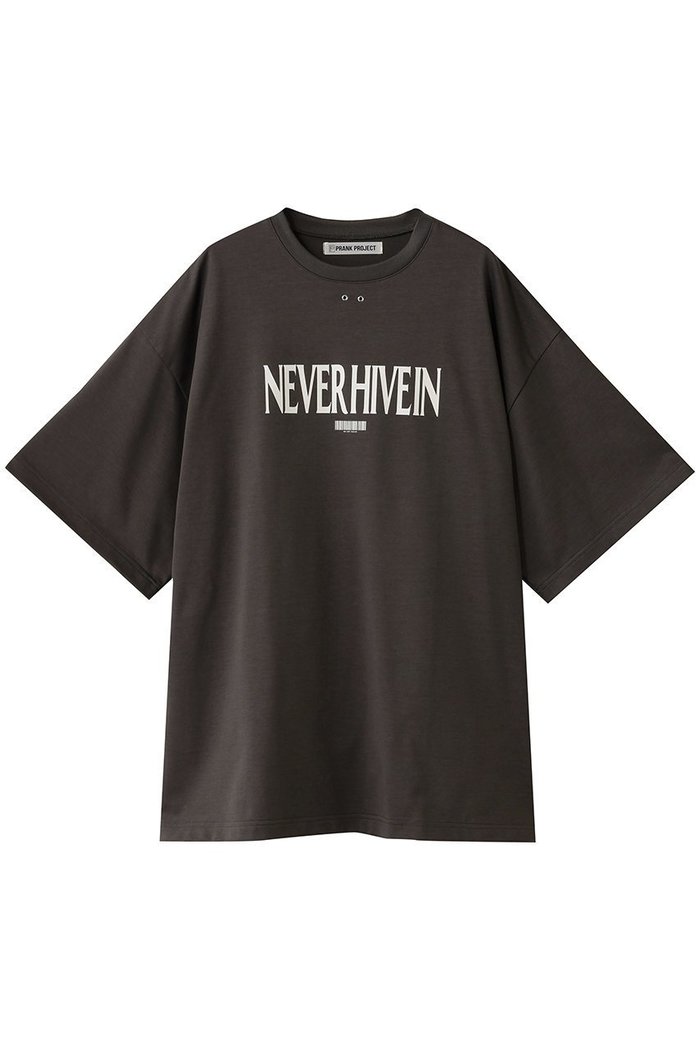 【プランク プロジェクト/PRANK PROJECT】のNEVER Tシャツ / NEVER T-Shirt インテリア・キッズ・メンズ・レディースファッション・服の通販 founy(ファニー) https://founy.com/ ファッション Fashion レディースファッション Fashion for Women トップス・カットソー Cut & Sew Tops シャツ・ブラウス・オフィスカジュアル Elegant Blouses & Button-Ups ロングTシャツ・Tシャツ Longline T-Shirts & Tees カットソー・ベーシックTシャツ Cut-and-Sewn Tops / Stretch Tees & Basics アイレット Eyelet Lace ショート Short, Short Length スリーブ Sleeve, Long Sleeve / Short Sleeve ビッグ Big, Oversized フロント Front, Front Design プリント Print, Printed Pattern メタル Metal, Metal Parts |ID: prp329100004624644 ipo3291000000036084459