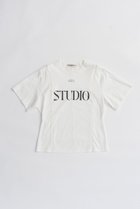 【プランク プロジェクト/PRANK PROJECT】のSTUDIOロゴTシャツ / STUDIO Logo T-Shirt 人気、トレンドファッション・服の通販 founy(ファニー) ファッション Fashion レディースファッション Fashion for Women トップス・カットソー Cut & Sew Tops シャツ・ブラウス・オフィスカジュアル Elegant Blouses & Button-Ups ロングTシャツ・Tシャツ Longline T-Shirts & Tees カットソー・ベーシックTシャツ Cut-and-Sewn Tops / Stretch Tees & Basics シェイプ Shape, Slim Fit ショート Short, Short Length ストレッチ Stretch, Stretchy Fabric スリット Slit, Slit Detail スリーブ Sleeve, Long Sleeve / Short Sleeve ボトム Bottoms, Lower Wear thumbnail WHT(ホワイト)|ID: prp329100004624646 ipo3291000000033215972
