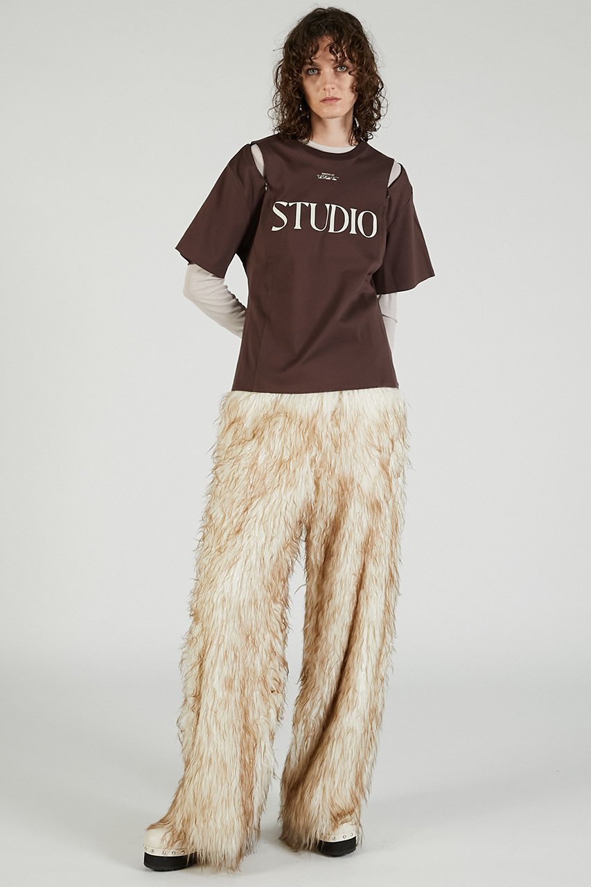 【プランク プロジェクト/PRANK PROJECT】のSTUDIOロゴTシャツ / STUDIO Logo T-Shirt 人気、トレンドファッション・服の通販 founy(ファニー) ファッション Fashion レディースファッション Fashion for Women トップス・カットソー Cut & Sew Tops シャツ・ブラウス・オフィスカジュアル Elegant Blouses & Button-Ups ロングTシャツ・Tシャツ Longline T-Shirts & Tees カットソー・ベーシックTシャツ Cut-and-Sewn Tops / Stretch Tees & Basics シェイプ Shape, Slim Fit ショート Short, Short Length ストレッチ Stretch, Stretchy Fabric スリット Slit, Slit Detail スリーブ Sleeve, Long Sleeve / Short Sleeve ボトム Bottoms, Lower Wear other-7|ID: prp329100004624646 ipo3291000000033215982