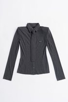 【プランク プロジェクト/PRANK PROJECT】のネクタイスリムシャツ / Necktie Slim Shirt C.GRY(チャコールグレー)|ID: prp329100004624648 ipo3291000000033215989