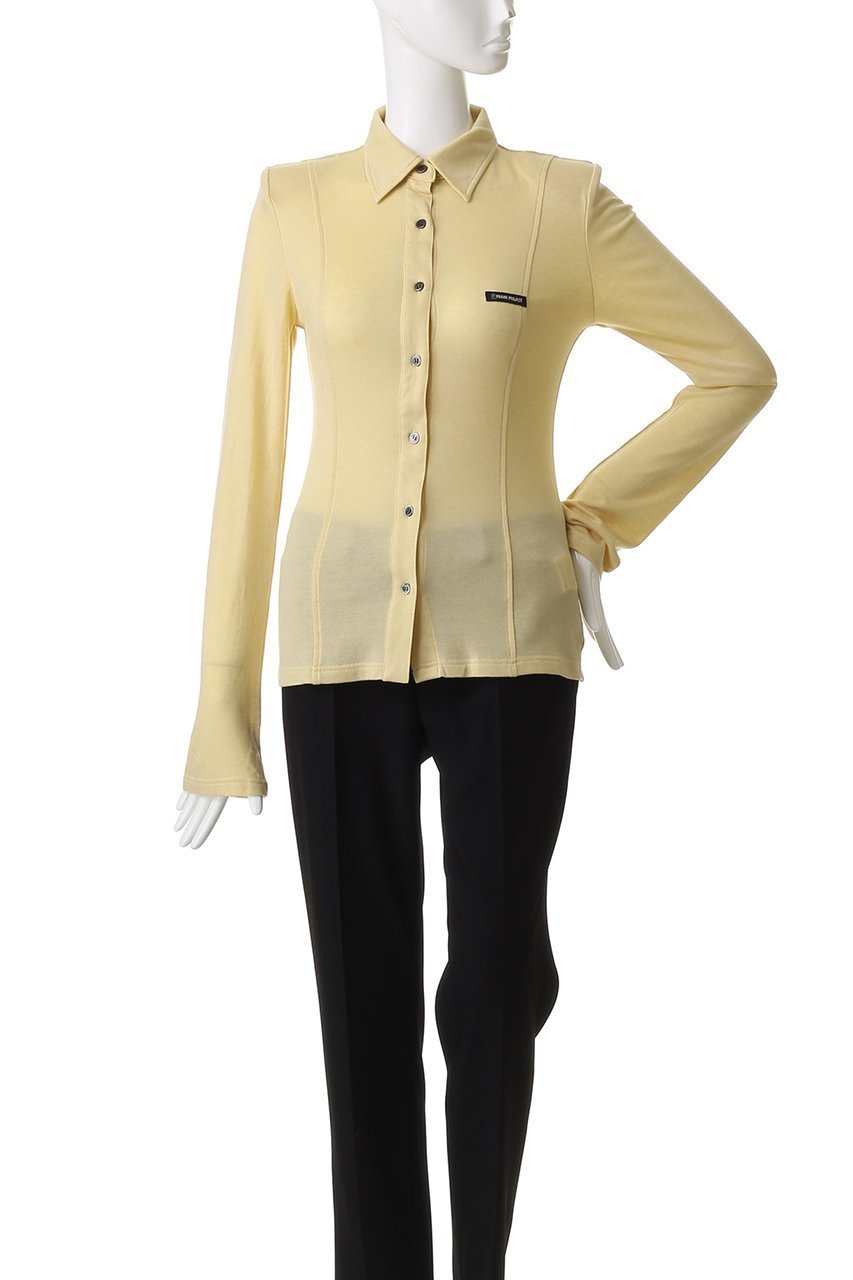 【プランク プロジェクト/PRANK PROJECT】のネクタイスリムシャツ / Necktie Slim Shirt 人気、トレンドファッション・服の通販 founy(ファニー) 　ファッション　Fashion　レディースファッション　Fashion for Women　トップス・カットソー　Cut & Sew Tops　シャツ・ブラウス・オフィスカジュアル　Elegant Blouses & Button-Ups　ロングTシャツ・Tシャツ　Longline T-Shirts & Tees　カットソー・ベーシックTシャツ　Cut-and-Sewn Tops / Stretch Tees & Basics　2025年　2025　2025-2026秋冬・A/W　Autumn/Winter 2025–26 AW25–26　なめらか　Smooth, Silky Texture　カットソー　Cut and Sewn Top　ストレッチ　Stretch, Stretchy Fabric　スリーブ　Sleeve, Long Sleeve / Short Sleeve　マニッシュ　Mannish, Boyish　ロング　Long, Long-Length　A/W・秋冬　Autumn/Winter　other-8|ID: prp329100004624648 ipo3291000000033511014