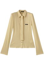 【プランク プロジェクト/PRANK PROJECT】のネクタイスリムシャツ / Necktie Slim Shirt L.YEL(ライトイエロー)|ID: prp329100004624648 ipo3291000000036242540