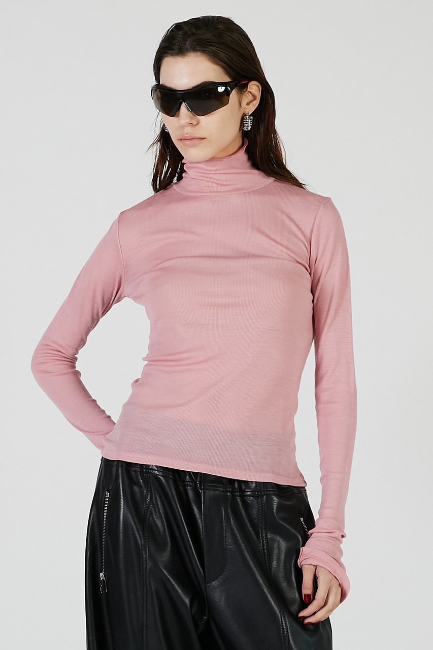 【プランク プロジェクト/PRANK PROJECT】のピュアメリノウールタートルトップ / Pure Merino Wool Turtleneck Top 人気、トレンドファッション・服の通販 founy(ファニー) 　ファッション　Fashion　レディースファッション　Fashion for Women　トップス・カットソー　Cut & Sew Tops　シャツ・ブラウス・オフィスカジュアル　Elegant Blouses & Button-Ups　ロングTシャツ・Tシャツ　Longline T-Shirts & Tees　カットソー・ベーシックTシャツ　Cut-and-Sewn Tops / Stretch Tees & Basics　タートルネック・ハイネックトップス　Turtlenecks & High-Neck Tops　2025年　2025　2025-2026秋冬・A/W　Autumn/Winter 2025–26 AW25–26　インナー　Innerwear　シアー　Sheer, See-Through　シルケット　Silket, Silky Cotton　シンプル　Simple, Minimal　ジャケット　Jacket, Outerwear　スリーブ　Sleeve, Long Sleeve / Short Sleeve　ロング　Long, Long-Length　A/W・秋冬　Autumn/Winter　other-6|ID: prp329100004624654 ipo3291000000033216044