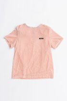 【プランク プロジェクト/PRANK PROJECT】のショルダーギャザーベロアTシャツ / Shoulder Gathered Velour T-Shirt PNK(ピンク)|ID: prp329100004624656 ipo3291000000033216048