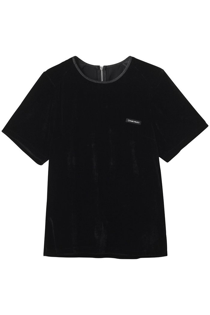 【プランク プロジェクト/PRANK PROJECT】のショルダーギャザーベロアTシャツ / Shoulder Gathered Velour T-Shirt インテリア・キッズ・メンズ・レディースファッション・服の通販 founy(ファニー) https://founy.com/ ファッション Fashion レディースファッション Fashion for Women トップス・カットソー Cut & Sew Tops シャツ・ブラウス・オフィスカジュアル Elegant Blouses & Button-Ups ロングTシャツ・Tシャツ Longline T-Shirts & Tees カットソー・ベーシックTシャツ Cut-and-Sewn Tops / Stretch Tees & Basics ベロアトップス Velour Tops / Velvet-Look Items エレガント 上品 Elegant クラッシュ Distressed, Crashed Style ショート Short, Short Length シンプル Simple, Minimal スリーブ Sleeve, Long Sleeve / Short Sleeve デニム Denim, Jeans Material フェイクレザー Faux Leather, PU Leather ベロア Velour, Soft Velvet メタル Metal, Metal Parts 夏 Summer 秋 Autumn |ID: prp329100004624656 ipo3291000000035663464