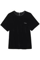 【プランク プロジェクト/PRANK PROJECT】のショルダーギャザーベロアTシャツ / Shoulder Gathered Velour T-Shirt C.GRY(チャコールグレー)|ID: prp329100004624656 ipo3291000000035663466