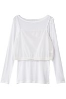 【ミディウミソリッド/MIDIUMISOLID】のcamisole tops ensemble アンサンブル 人気、トレンドファッション・服の通販 founy(ファニー) ファッション Fashion レディースファッション Fashion for Women トップス・カットソー Cut & Sew Tops アンサンブルニット Knit Ensembles & Twin Sets シャツ・ブラウス・オフィスカジュアル Elegant Blouses & Button-Ups ロングTシャツ・Tシャツ Longline T-Shirts & Tees カットソー・ベーシックTシャツ Cut-and-Sewn Tops / Stretch Tees & Basics 2025年 2025 2025-2026秋冬・A/W Autumn/Winter 2025–26 AW25–26 アンサンブル Ensemble Set キャミソール Camisole, Spaghetti Strap Top シアー Sheer, See-Through ショート Short, Short Length スリーブ Sleeve, Long Sleeve / Short Sleeve A/W・秋冬 Autumn/Winter |ID:prp329100004624657