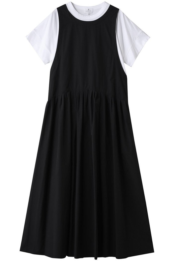 【ランバン オン ブルー/LANVIN en Bleu】のカットレイヤードコンビワンピース インテリア・キッズ・メンズ・レディースファッション・服の通販 founy(ファニー) https://founy.com/ ファッション Fashion レディースファッション Fashion for Women ワンピース Dresses チュニック Tunic Tops & Dresses 2025年 2025 2025-2026秋冬・A/W Autumn/Winter 2025–26 AW25–26 コンビ Combo, Combination Style シンプル Simple, Minimal チュニック Tunic, Long Top ロング Long, Long-Length A/W・秋冬 Autumn/Winter |ID: prp329100004624673 ipo3291000000033216180