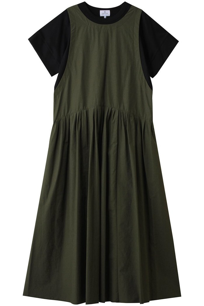 【ランバン オン ブルー/LANVIN en Bleu】のカットレイヤードコンビワンピース インテリア・キッズ・メンズ・レディースファッション・服の通販 founy(ファニー) https://founy.com/ ファッション Fashion レディースファッション Fashion for Women ワンピース Dresses チュニック Tunic Tops & Dresses コンビ Combo, Combination Style シンプル Simple, Minimal チュニック Tunic, Long Top ロング Long, Long-Length |ID: prp329100004624673 ipo3291000000035562099