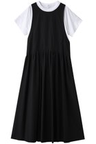 【ランバン オン ブルー/LANVIN en Bleu】のカットレイヤードコンビワンピース ブラック|ID: prp329100004624673 ipo3291000000035562102