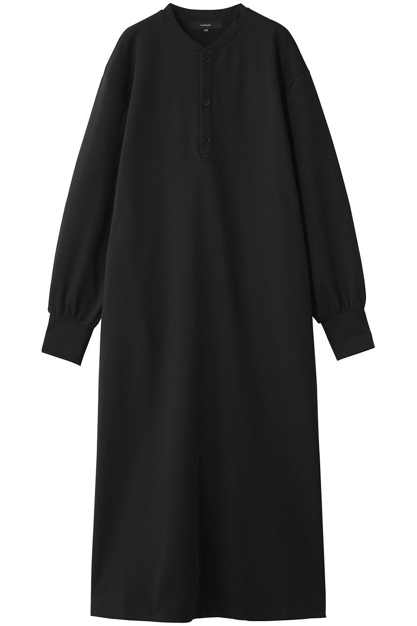 【フローレント/FLORENT】のストレッチ カットソー ワンピース インテリア・キッズ・メンズ・レディースファッション・服の通販 founy(ファニー) 　ファッション　Fashion　レディースファッション　Fashion for Women　ワンピース　Dresses　チュニック　Tunic Tops & Dresses　2025年　2025　2025-2026秋冬・A/W　Autumn/Winter 2025–26 AW25–26　カットソー　Cut and Sewn Top　クッション　Cushion, Throw Pillow　ストレッチ　Stretch, Stretchy Fabric　チュニック　Tunic, Long Top　リゾート　Resort, Vacation Style　ロング　Long, Long-Length　エレガント 上品　Elegant　旅行　Travel　A/W・秋冬　Autumn/Winter　ブラック|ID: prp329100004624678 ipo3291000000033216217
