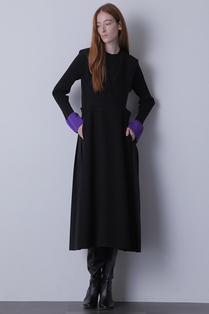 【ヒューエルミュージアム/hueLe Museum】の【STUMBLY】Back Pleated Dress インテリア・キッズ・メンズ・レディースファッション・服の通販 founy(ファニー) https://founy.com/ ファッション Fashion レディースファッション Fashion for Women ワンピース Dresses フォーマル・パーティードレス・結婚式用ドレス Elegant & Casual Dresses チュニック Tunic Tops & Dresses チュニック Tunic, Long Top ツイード Twill, Twill Weave プリーツ Pleats, Pleated 無地 Plain, Solid Color |ID: prp329100004624679 ipo3291000000033216238