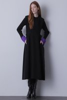【ヒューエルミュージアム/hueLe Museum】の【STUMBLY】Back Pleated Dress 人気、トレンドファッション・服の通販 founy(ファニー) ファッション Fashion レディースファッション Fashion for Women ワンピース Dresses フォーマル・パーティードレス・結婚式用ドレス Elegant & Casual Dresses チュニック Tunic Tops & Dresses チュニック Tunic, Long Top ツイード Twill, Twill Weave プリーツ Pleats, Pleated 無地 Plain, Solid Color |ID:prp329100004624679