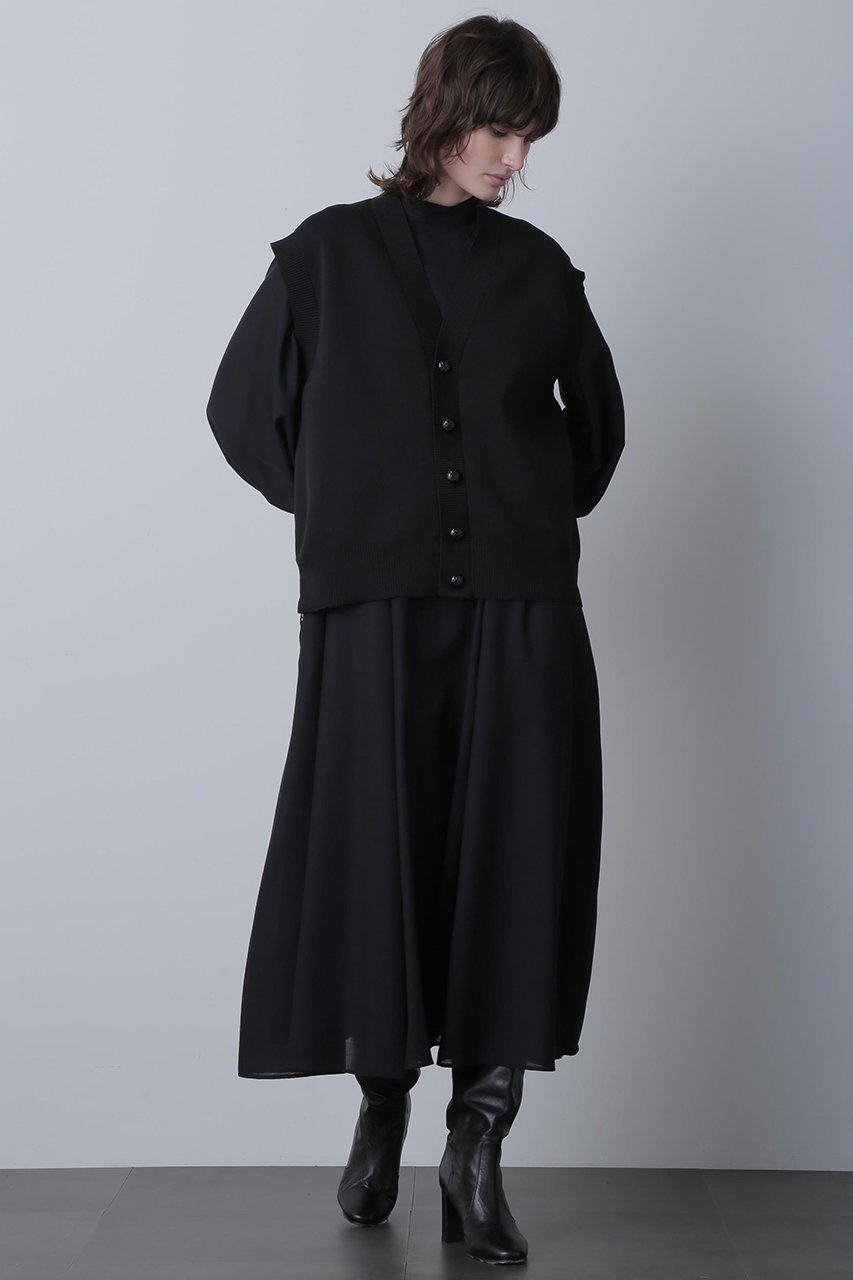 【ヒューエルミュージアム/hueLe Museum】の【STUMBLY】Back Ribbon Dress 人気、トレンドファッション・服の通販 founy(ファニー) 　ファッション　Fashion　レディースファッション　Fashion for Women　ワンピース　Dresses　フォーマル・パーティードレス・結婚式用ドレス　Elegant & Casual Dresses　チュニック　Tunic Tops & Dresses　スタンド　Stand Collar, Upright Stand　チュニック　Tunic, Long Top　ドレス　Dress, One-Piece　ドレープ　Drape, Draping Fabric　リボン　Ribbon, Bow　ロング　Long, Long-Length　other-3|ID: prp329100004624680 ipo3291000000033216252