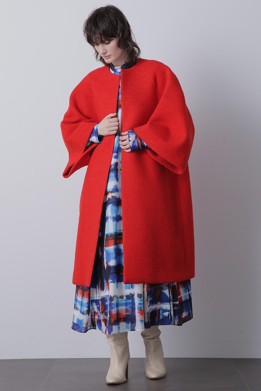【ヒューエルミュージアム/hueLe Museum】の【STUMBLY】Art Check Print Dress 人気、トレンドファッション・服の通販 founy(ファニー) 　ファッション　Fashion　レディースファッション　Fashion for Women　ワンピース　Dresses　フォーマル・パーティードレス・結婚式用ドレス　Elegant & Casual Dresses　チュニック　Tunic Tops & Dresses　スタンド　Stand Collar, Upright Stand　チェック　Check, Plaid, Tartan　チュニック　Tunic, Long Top　ドレス　Dress, One-Piece　プリント　Print, Printed Pattern　リボン　Ribbon, Bow　ロング　Long, Long-Length　other-3|ID: prp329100004624681 ipo3291000000033216259