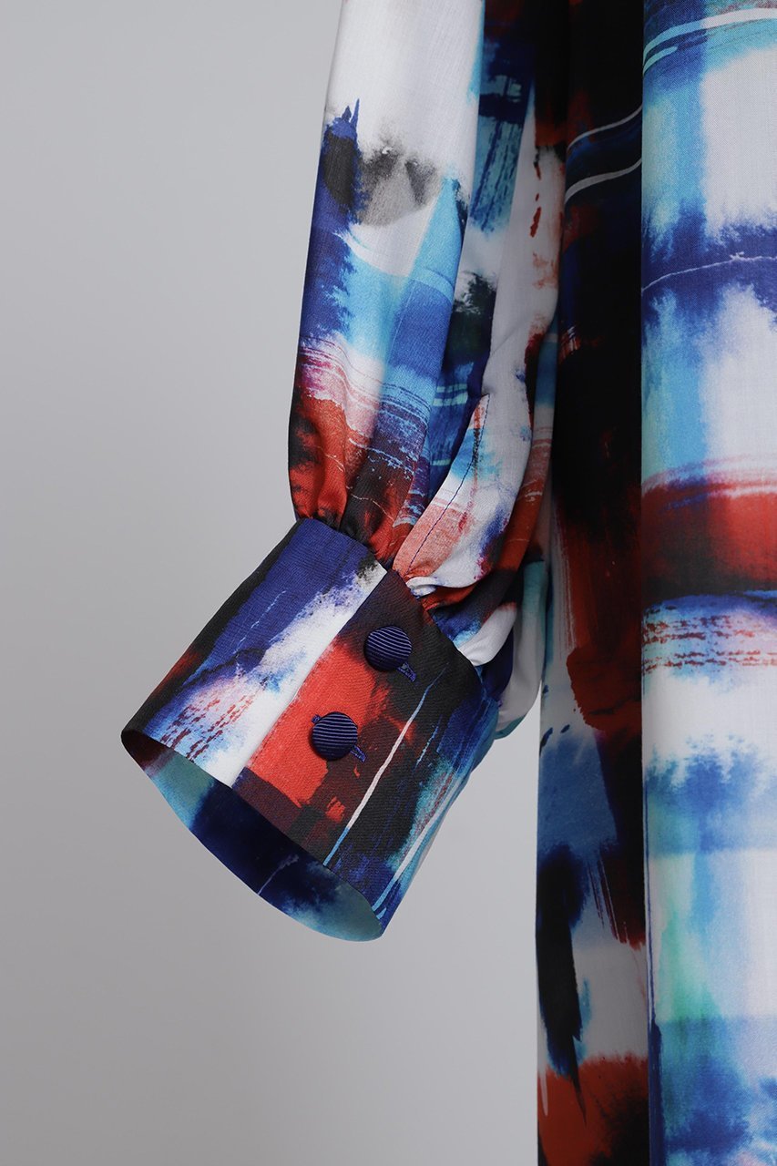 【ヒューエルミュージアム/hueLe Museum】の【STUMBLY】Art Check Print Dress 人気、トレンドファッション・服の通販 founy(ファニー) 　ファッション　Fashion　レディースファッション　Fashion for Women　ワンピース　Dresses　フォーマル・パーティードレス・結婚式用ドレス　Elegant & Casual Dresses　チュニック　Tunic Tops & Dresses　スタンド　Stand Collar, Upright Stand　チェック　Check, Plaid, Tartan　チュニック　Tunic, Long Top　ドレス　Dress, One-Piece　プリント　Print, Printed Pattern　リボン　Ribbon, Bow　ロング　Long, Long-Length　other-8|ID: prp329100004624681 ipo3291000000033216264
