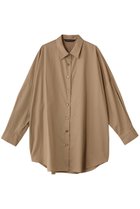 【ミズイロ インド/mizuiro ind】のwide tunic shirt シャツ 人気、トレンドファッション・服の通販 founy(ファニー) ファッション Fashion レディースファッション Fashion for Women トップス・カットソー Cut & Sew Tops シャツ・ブラウス・オフィスカジュアル Elegant Blouses & Button-Ups 2025年 2025 2025-2026秋冬・A/W Autumn/Winter 2025–26 AW25–26 スリーブ Sleeve, Long Sleeve / Short Sleeve チュニック Tunic, Long Top ロング Long, Long-Length ワイド Wide, Wide Fit A/W・秋冬 Autumn/Winter thumbnail beige|ID: prp329100004624687 ipo3291000000033216304