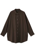 【ミズイロ インド/mizuiro ind】のwide tunic shirt シャツ 人気、トレンドファッション・服の通販 founy(ファニー) ファッション Fashion レディースファッション Fashion for Women トップス・カットソー Cut & Sew Tops シャツ・ブラウス・オフィスカジュアル Elegant Blouses & Button-Ups 2025年 2025 2025-2026秋冬・A/W Autumn/Winter 2025–26 AW25–26 スリーブ Sleeve, Long Sleeve / Short Sleeve チュニック Tunic, Long Top ロング Long, Long-Length ワイド Wide, Wide Fit A/W・秋冬 Autumn/Winter thumbnail brown|ID: prp329100004624687 ipo3291000000033216305