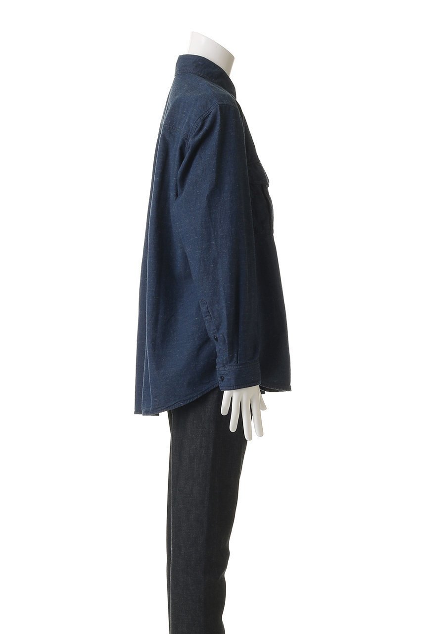 【セブン バイ セブン/SEVEN BY SEVEN / MEN】の【MEN】CHAMBRAY ワーク シャツ 人気、トレンドファッション・服の通販 founy(ファニー) 　ファッション　Fashion　メンズファッション　Fashion for Men　シャンブレー　Chambray, Denim-Like Fabric　スリーブ　Sleeve, Long Sleeve / Short Sleeve　バランス　Balance, Style Balance　ロング　Long, Long-Length　ワーク　Workwear, Utility Style　羽織　Haori, Light Jacket　other-3|ID: prp329100004624693 ipo3291000000035562164