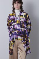 【ヒューエルミュージアム/hueLe Museum】の【STUMBLY】Art Check Print Shirts 人気、トレンドファッション・服の通販 founy(ファニー) ファッション Fashion レディースファッション Fashion for Women トップス・カットソー Cut & Sew Tops シャツ・ブラウス・オフィスカジュアル Elegant Blouses & Button-Ups ロングTシャツ・Tシャツ Longline T-Shirts & Tees スリーブ Sleeve, Long Sleeve / Short Sleeve チェック Check, Plaid, Tartan プリント Print, Printed Pattern ミリタリー Military, Army Style ロング Long, Long-Length |ID:prp329100004624696