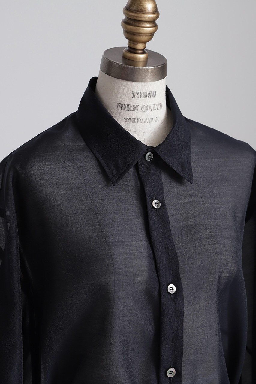 【ヒューエルミュージアム/hueLe Museum】の【STUMBLY】Bellted Big Silhouette BL 人気、トレンドファッション・服の通販 founy(ファニー) 　ファッション　Fashion　レディースファッション　Fashion for Women　トップス・カットソー　Cut & Sew Tops　シャツ・ブラウス・オフィスカジュアル　Elegant Blouses & Button-Ups　シンプル　Simple, Minimal　スリーブ　Sleeve, Long Sleeve / Short Sleeve　ポンチョ　Poncho, Cape Style　リボン　Ribbon, Bow　ロング　Long, Long-Length　other-4|ID: prp329100004624697 ipo3291000000033216395