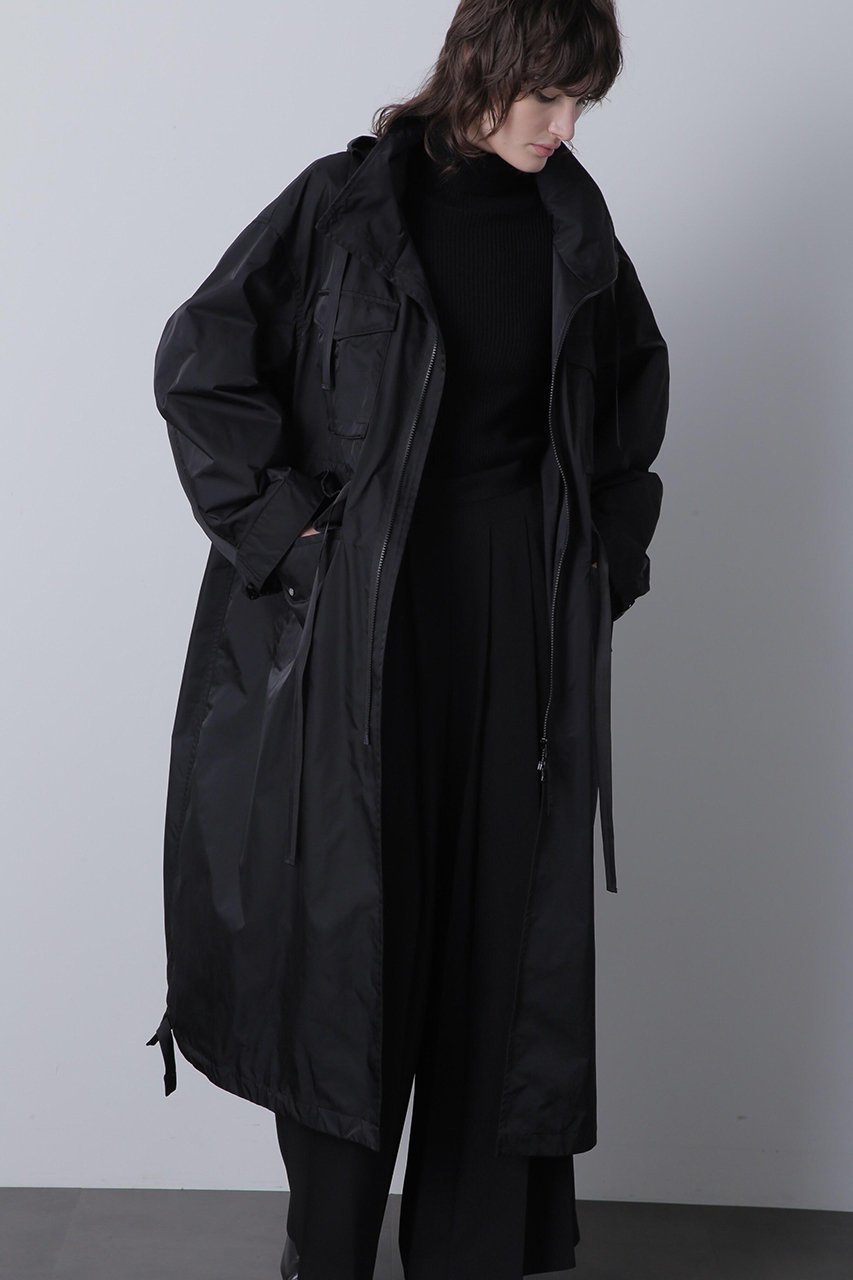 【ヒューエルミュージアム/hueLe Museum】の【STUMBLY】New Military Coat インテリア・キッズ・メンズ・レディースファッション・服の通販 founy(ファニー) 　ファッション　Fashion　レディースファッション　Fashion for Women　アウター　Coat / Outerwear Collection　コート・ロングコート・ピーコート　Long Coats, Peacoats & More　ジャケット　Jacket, Outerwear　フォルム　Silhouette, Form　ミックス　Mix, Mixed Style　ミリタリー　Military, Army Style　モッズコート　Mods Coat, Military Parka　ロング　Long, Long-Length　ブラック|ID: prp329100004624698 ipo3291000000035513349