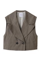 【ランバン オン ブルー/LANVIN en Bleu】のシアーショートベスト 人気、トレンドファッション・服の通販 founy(ファニー) ファッション Fashion レディースファッション Fashion for Women アウター Coat / Outerwear Collection レディースジャケット・軽アウター Jackets 2025年 2025 2025-2026秋冬・A/W Autumn/Winter 2025–26 AW25–26 カットソー Cut and Sewn Top コンパクト Compact, Small Size シアー Sheer, See-Through ショート Short, Short Length シンプル Simple, Minimal ジャケット Jacket, Outerwear ベスト Vest, Waistcoat ボックス Boxy, Box Shape A/W・秋冬 Autumn/Winter |ID:prp329100004624700