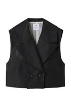 【ランバン オン ブルー/LANVIN en Bleu】のシアーショートベスト 人気、トレンドファッション・服の通販 founy(ファニー) ファッション Fashion レディースファッション Fashion for Women アウター Coat / Outerwear Collection レディースジャケット・軽アウター Jackets 2025年 2025 2025-2026秋冬・A/W Autumn/Winter 2025–26 AW25–26 カットソー Cut and Sewn Top コンパクト Compact, Small Size シアー Sheer, See-Through ショート Short, Short Length シンプル Simple, Minimal ジャケット Jacket, Outerwear ベスト Vest, Waistcoat ボックス Boxy, Box Shape A/W・秋冬 Autumn/Winter thumbnail ブラック|ID: prp329100004624700 ipo3291000000033216422