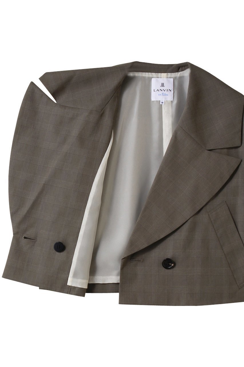 【ランバン オン ブルー/LANVIN en Bleu】のシアーショートベスト 人気、トレンドファッション・服の通販 founy(ファニー) 　ファッション　Fashion　レディースファッション　Fashion for Women　アウター　Coat / Outerwear Collection　レディースジャケット・軽アウター　Jackets　2025年　2025　2025-2026秋冬・A/W　Autumn/Winter 2025–26 AW25–26　カットソー　Cut and Sewn Top　コンパクト　Compact, Small Size　シアー　Sheer, See-Through　ショート　Short, Short Length　シンプル　Simple, Minimal　ジャケット　Jacket, Outerwear　ベスト　Vest, Waistcoat　ボックス　Boxy, Box Shape　A/W・秋冬　Autumn/Winter　other-6|ID: prp329100004624700 ipo3291000000033216427