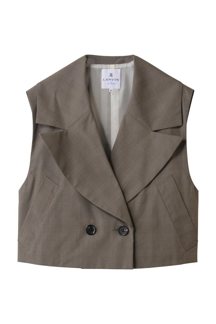 【ランバン オン ブルー/LANVIN en Bleu】のシアーショートベスト インテリア・キッズ・メンズ・レディースファッション・服の通販 founy(ファニー) https://founy.com/ ファッション Fashion レディースファッション Fashion for Women アウター Coat / Outerwear Collection レディースジャケット・軽アウター Jackets カットソー Cut and Sewn Top コンパクト Compact, Small Size シアー Sheer, See-Through ショート Short, Short Length シンプル Simple, Minimal ジャケット Jacket, Outerwear ベスト Vest, Waistcoat ボックス Boxy, Box Shape |ID: prp329100004624700 ipo3291000000036084557