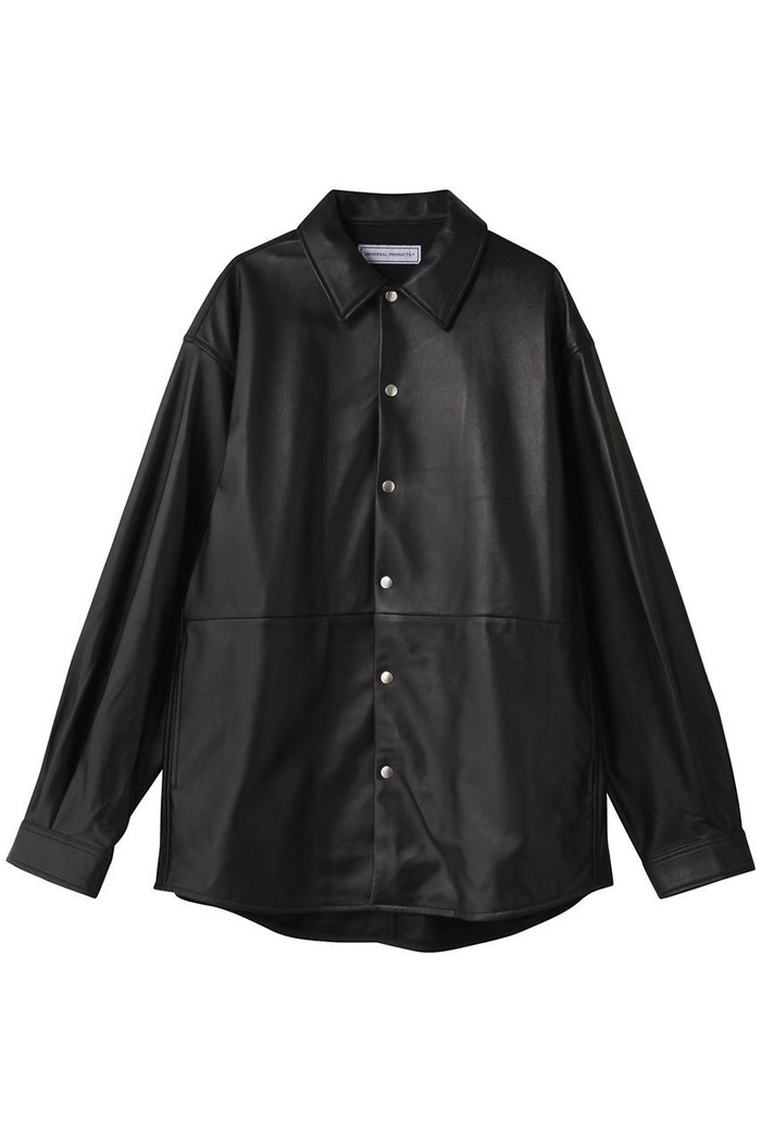 【ユニバーサルプロダクツ/UNIVERSAL PRODUCTS / MEN】の【MEN】LEATHER SHIRTS JACKET/シャツジャケット インテリア・キッズ・メンズ・レディースファッション・服の通販 founy(ファニー) https://founy.com/ ファッション Fashion メンズファッション Fashion for Men ジャケット Jacket, Outerwear 羽織 Haori, Light Jacket 軽量 Lightweight, Ultra Light |ID: prp329100004624701 ipo3291000000035562174