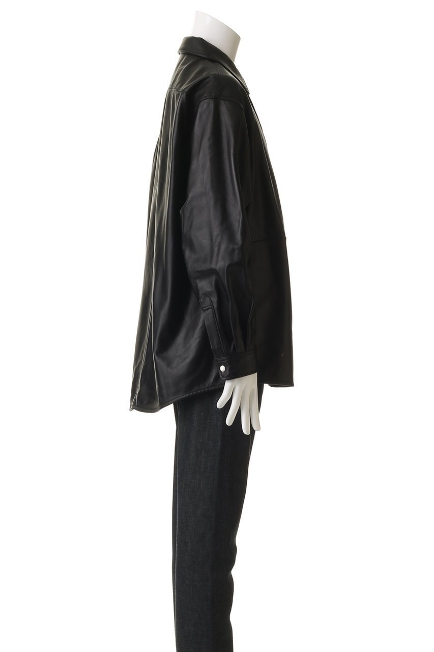【ユニバーサルプロダクツ/UNIVERSAL PRODUCTS / MEN】の【MEN】LEATHER SHIRTS JACKET/シャツジャケット 人気、トレンドファッション・服の通販 founy(ファニー) 　ファッション　Fashion　メンズファッション　Fashion for Men　ジャケット　Jacket, Outerwear　羽織　Haori, Light Jacket　軽量　Lightweight, Ultra Light　other-3|ID: prp329100004624701 ipo3291000000035562179
