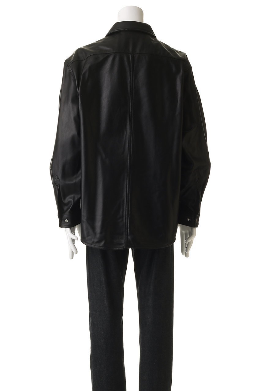 【ユニバーサルプロダクツ/UNIVERSAL PRODUCTS / MEN】の【MEN】LEATHER SHIRTS JACKET/シャツジャケット 人気、トレンドファッション・服の通販 founy(ファニー) 　ファッション　Fashion　メンズファッション　Fashion for Men　ジャケット　Jacket, Outerwear　羽織　Haori, Light Jacket　軽量　Lightweight, Ultra Light　other-4|ID: prp329100004624701 ipo3291000000035562180