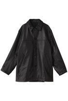 【ユニバーサルプロダクツ/UNIVERSAL PRODUCTS / MEN】の【MEN】LEATHER CAR COAT/レザーコート BLACK|ID:prp329100004624702