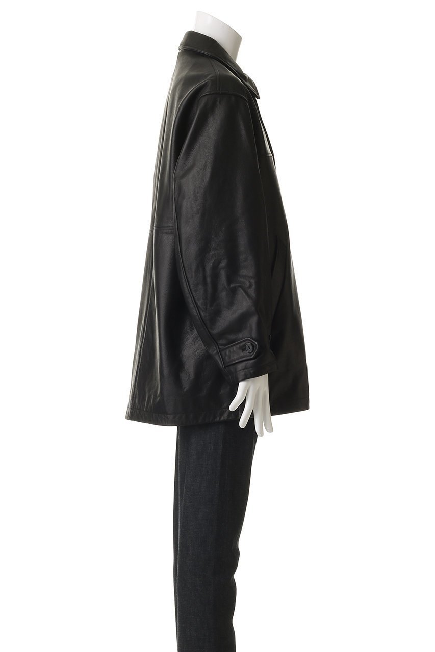 【ユニバーサルプロダクツ/UNIVERSAL PRODUCTS / MEN】の【MEN】LEATHER CAR COAT/レザーコート 人気、トレンドファッション・服の通販 founy(ファニー) 　ファッション　Fashion　メンズファッション　Fashion for Men　アウター　Men's Coats Outerwear　なめらか　Smooth, Silky Texture　インナー　Innerwear　シンプル　Simple, Minimal　ジャケット　Jacket, Outerwear　ロング　Long, Long-Length　other-3|ID: prp329100004624702 ipo3291000000033216440