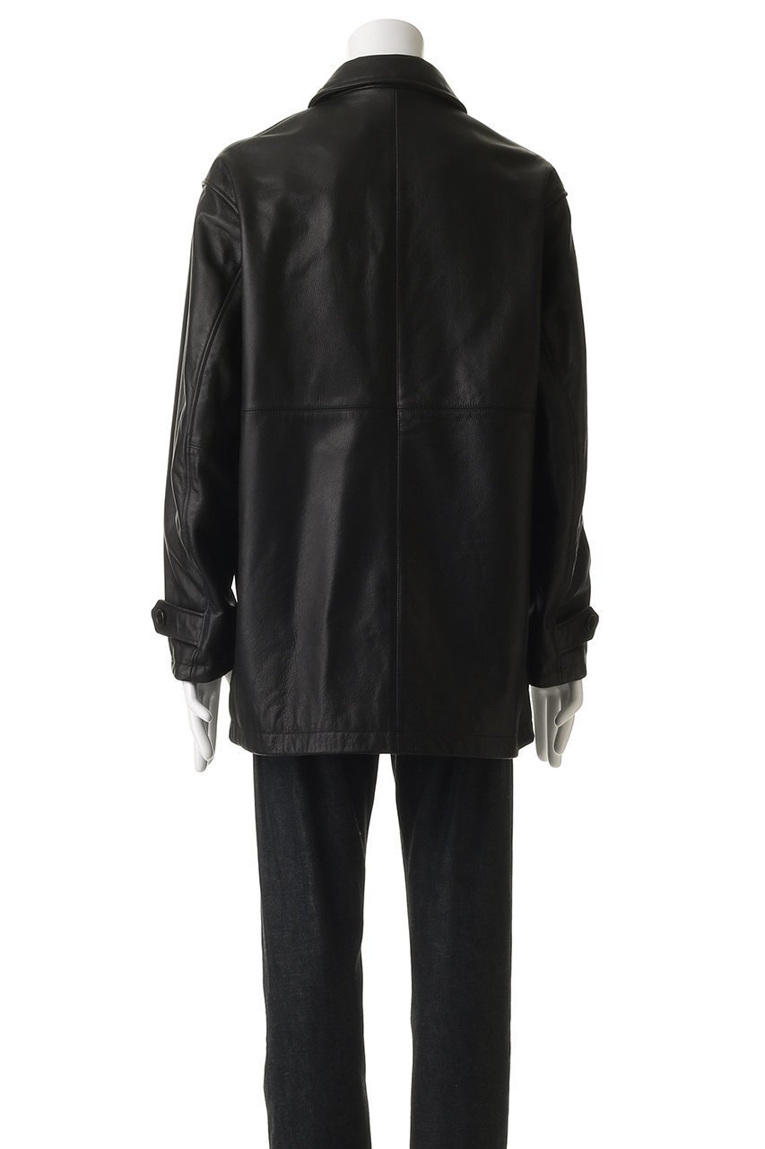 【ユニバーサルプロダクツ/UNIVERSAL PRODUCTS / MEN】の【MEN】LEATHER CAR COAT/レザーコート 人気、トレンドファッション・服の通販 founy(ファニー) 　ファッション　Fashion　メンズファッション　Fashion for Men　アウター　Men's Coats Outerwear　なめらか　Smooth, Silky Texture　インナー　Innerwear　シンプル　Simple, Minimal　ジャケット　Jacket, Outerwear　ロング　Long, Long-Length　other-4|ID: prp329100004624702 ipo3291000000033216441