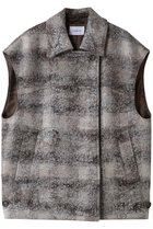 【スタニングルアー/STUNNING LURE】のrホイルチェックコクーンベスト ライトグレー|ID: prp329100004624703 ipo3291000000036126660