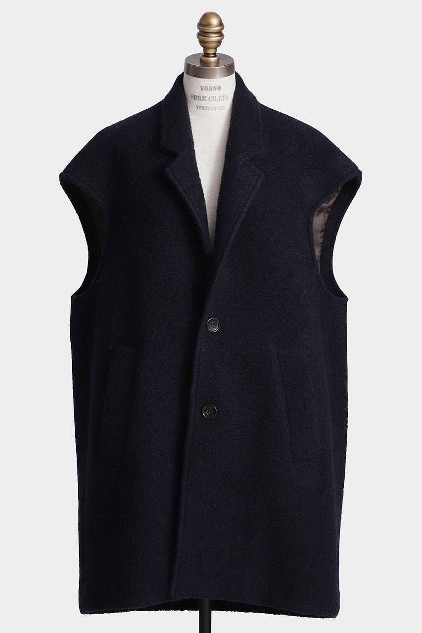 【ヒューエルミュージアム/hueLe Museum】の【STUMBLY】Tailored Collar Gilet 人気、トレンドファッション・服の通販 founy(ファニー) 　ファッション　Fashion　レディースファッション　Fashion for Women　アウター　Coat / Outerwear Collection　レディースジャケット・軽アウター　Jackets　コクーン　Cocoon, Cocoon Silhouette　ジャケット　Jacket, Outerwear　ツイード　Twill, Twill Weave　パターン　Pattern, Design Print　ベスト　Vest, Waistcoat　ボンディング　Bonding, Bonded Fabric　other-2|ID: prp329100004624704 ipo3291000000033216483