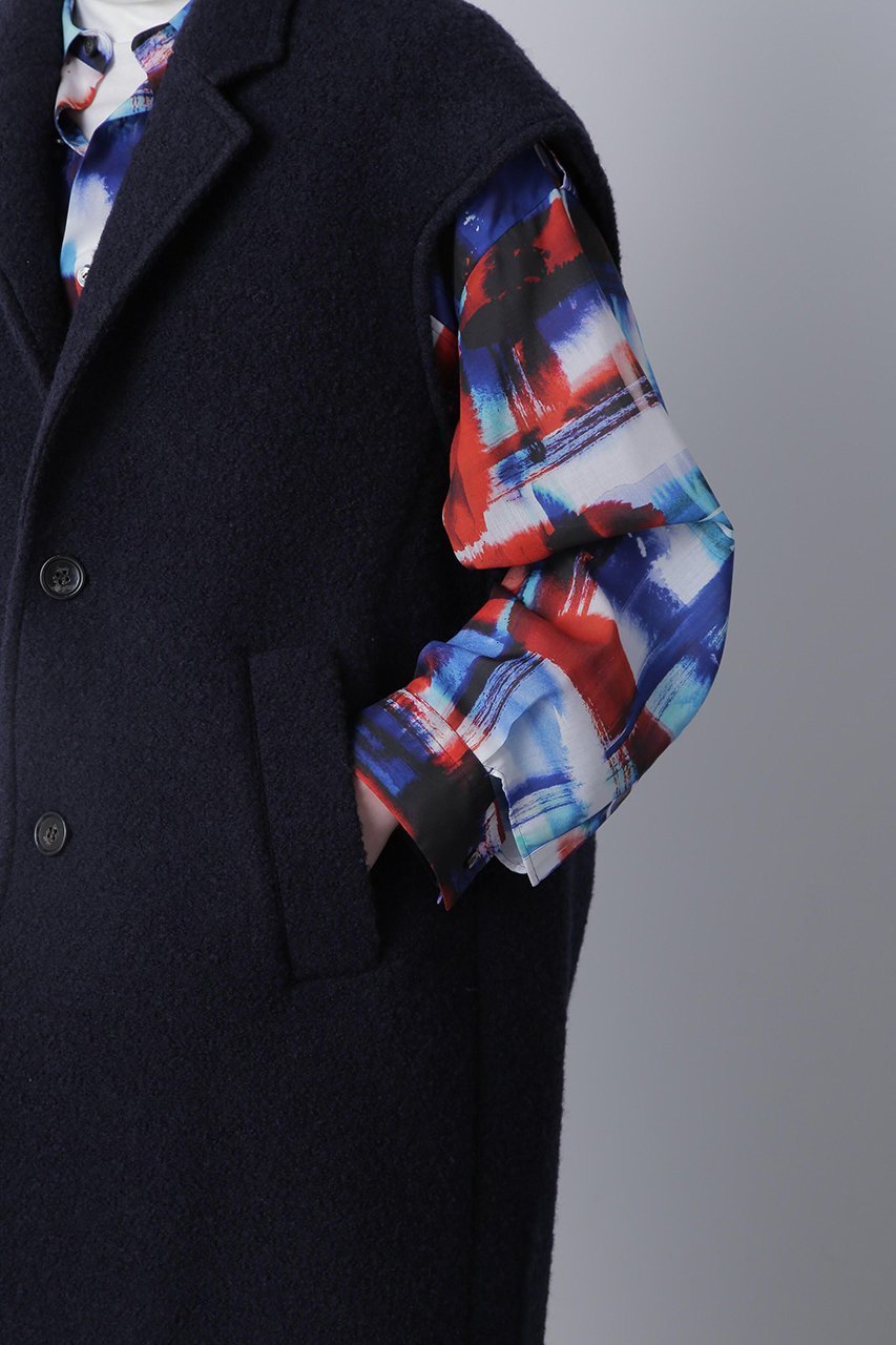 【ヒューエルミュージアム/hueLe Museum】の【STUMBLY】Tailored Collar Gilet 人気、トレンドファッション・服の通販 founy(ファニー) 　ファッション　Fashion　レディースファッション　Fashion for Women　アウター　Coat / Outerwear Collection　レディースジャケット・軽アウター　Jackets　コクーン　Cocoon, Cocoon Silhouette　ジャケット　Jacket, Outerwear　ツイード　Twill, Twill Weave　パターン　Pattern, Design Print　ベスト　Vest, Waistcoat　ボンディング　Bonding, Bonded Fabric　other-5|ID: prp329100004624704 ipo3291000000033216486