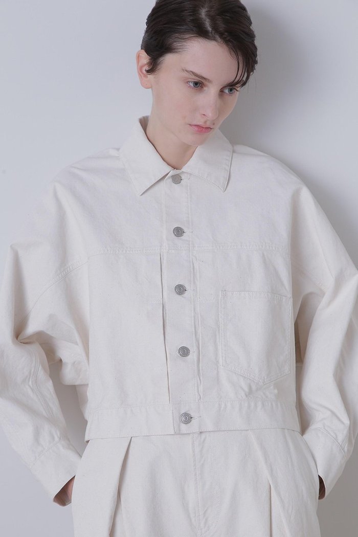 【ヒューエルミュージアム/hueLe Museum】の【STUMBLY】Big Silhouette Denim Jacket インテリア・キッズ・メンズ・レディースファッション・服の通販 founy(ファニー) https://founy.com/ ファッション Fashion レディースファッション Fashion for Women アウター Coat / Outerwear Collection レディースジャケット・軽アウター Jackets ジャケット Jacket, Outerwear パターン Pattern, Design Print ポンチョ Poncho, Cape Style |ID: prp329100004624705 ipo3291000000033216491