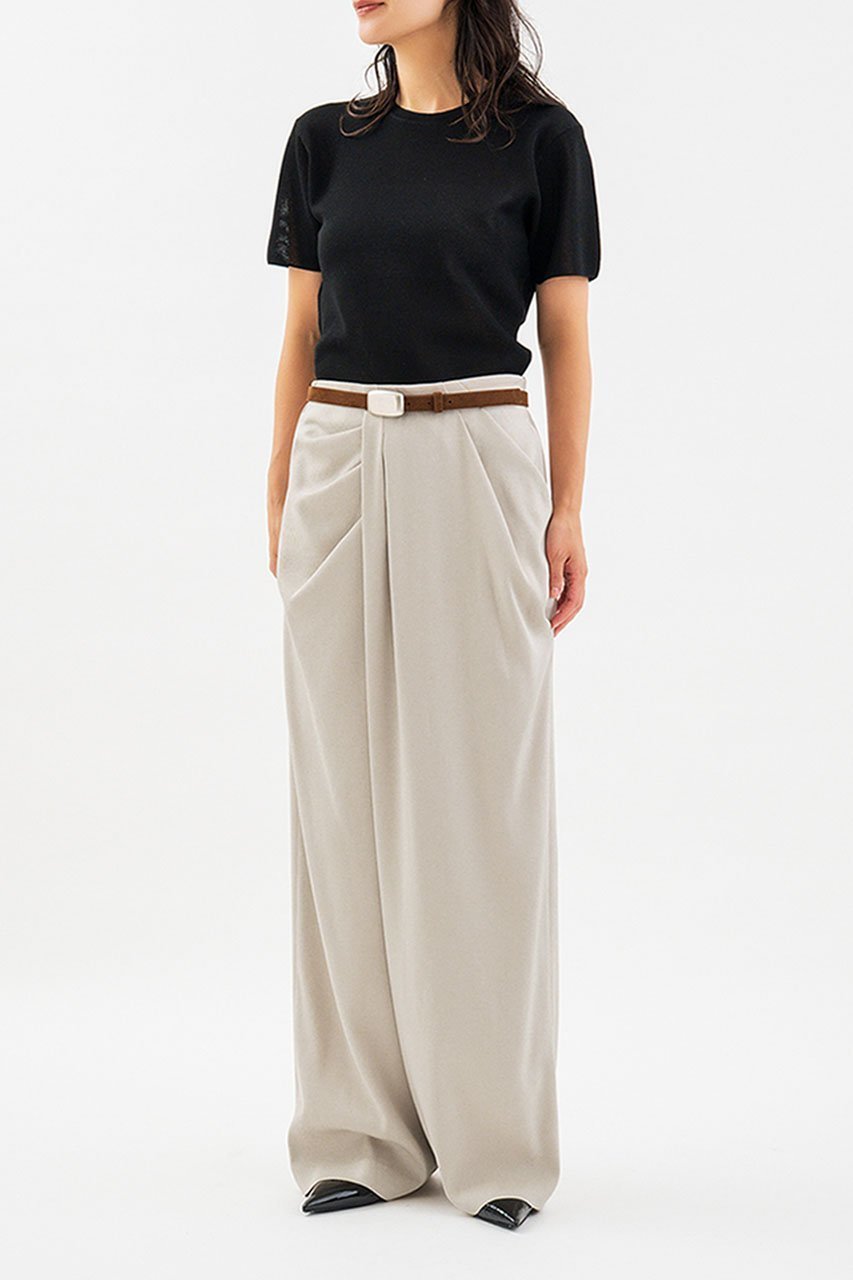 【スタニングルアー/STUNNING LURE】のスムースニットTシャツ 人気、トレンドファッション・服の通販 founy(ファニー) ファッション Fashion レディースファッション Fashion for Women トップス・カットソー Cut & Sew Tops ニット Knit Tops & Sweaters シャツ・ブラウス・オフィスカジュアル Elegant Blouses & Button-Ups ロングTシャツ・Tシャツ Longline T-Shirts & Tees カジュアルプルオーバー・ニットトップス Pullovers & Knit Tops / Casual Pullovers コンパクト Compact, Small Size other-6|ID: prp329100004624706 ipo3291000000033788113