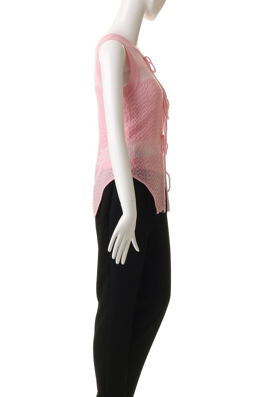 【プランク プロジェクト/PRANK PROJECT】の2WAYモヘアニットベスト / 2WAY Mohair Nitt Vest 人気、トレンドファッション・服の通販 founy(ファニー) 　ファッション　Fashion　レディースファッション　Fashion for Women　トップス・カットソー　Cut & Sew Tops　ニット　Knit Tops & Sweaters　ベスト&ジレ / 重ね着スタイル　Vests & Gilets　カジュアルプルオーバー・ニットトップス　Pullovers & Knit Tops / Casual Pullovers　おすすめ　Recommended / Our Picks　インナー　Innerwear　エアリー　Airy Texture　ジャケット　Jacket, Outerwear　ノースリーブ　Sleeveless, No-Sleeve　フロント　Front, Front Design　リボン　Ribbon, Bow　夏　Summer　other-5|ID: prp329100004624708 ipo3291000000033790911