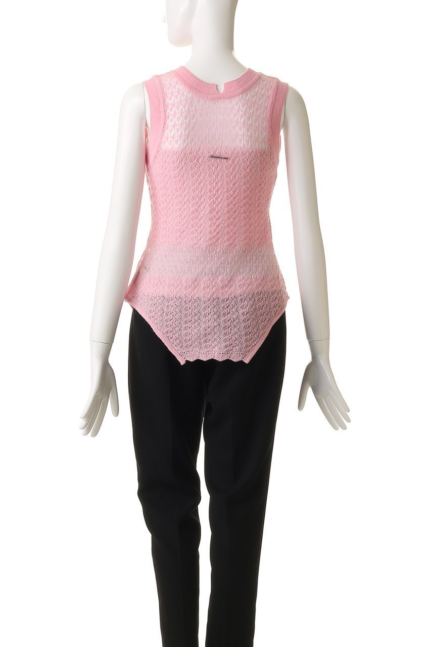 【プランク プロジェクト/PRANK PROJECT】の2WAYモヘアニットベスト / 2WAY Mohair Nitt Vest 人気、トレンドファッション・服の通販 founy(ファニー) 　ファッション　Fashion　レディースファッション　Fashion for Women　トップス・カットソー　Cut & Sew Tops　ニット　Knit Tops & Sweaters　ベスト&ジレ / 重ね着スタイル　Vests & Gilets　カジュアルプルオーバー・ニットトップス　Pullovers & Knit Tops / Casual Pullovers　おすすめ　Recommended / Our Picks　インナー　Innerwear　エアリー　Airy Texture　ジャケット　Jacket, Outerwear　ノースリーブ　Sleeveless, No-Sleeve　フロント　Front, Front Design　リボン　Ribbon, Bow　夏　Summer　other-6|ID: prp329100004624708 ipo3291000000033790912